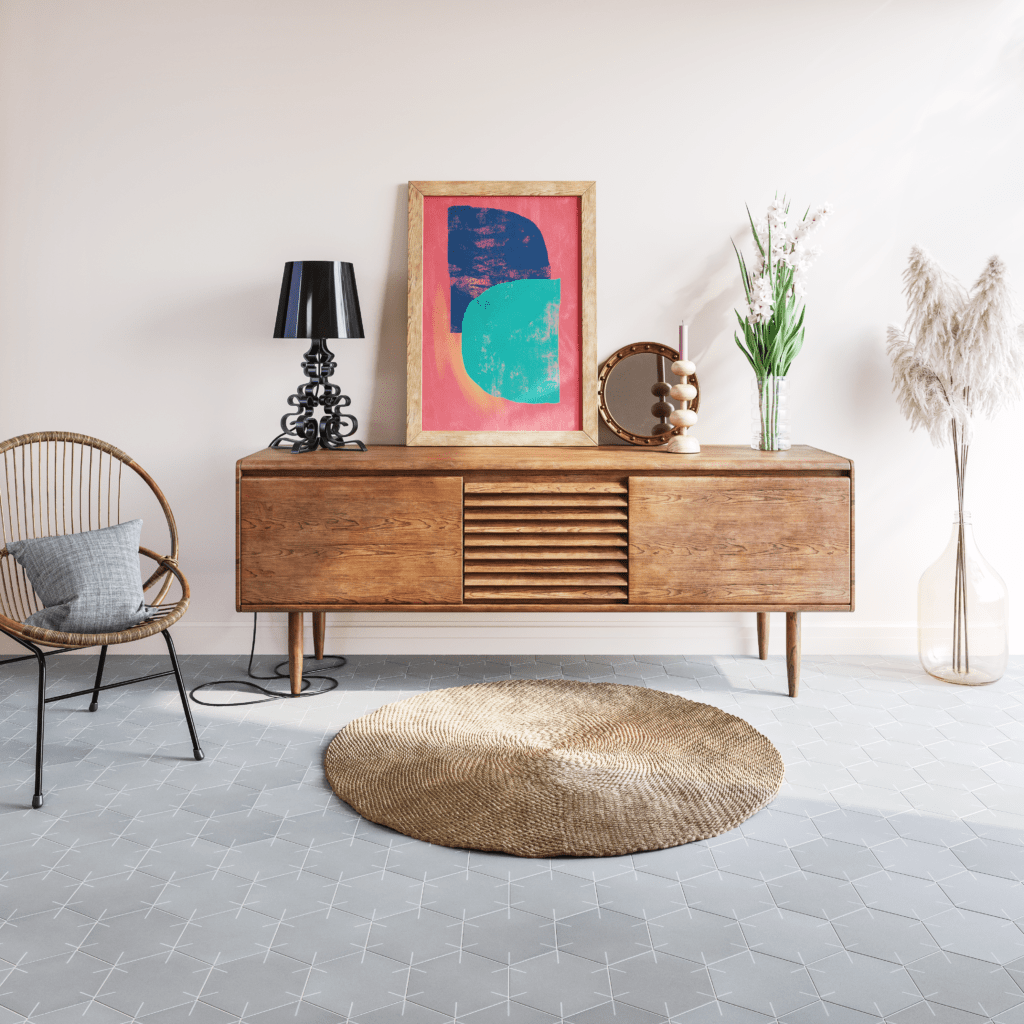 HATCH HEX CEMENT TILE